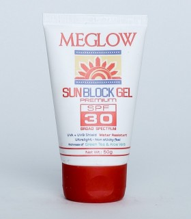 Meglow Sunblock Gel SPF 30 (50gm)