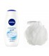 NIVEA Creme Soft Shower Gel FREE Loofah (Ltd Offer)