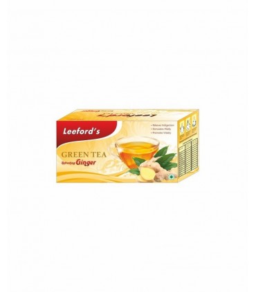 Leeford Green Tea Ginger 25pcs