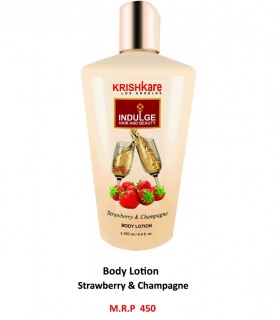 Krishkare Strawberry & Champagne Body Lotion