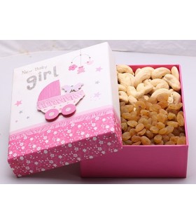 Baby Shower Dryfruit Box-Girl