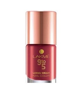 LAKME 9 TO 5 NAIL COLOR RED ALERT