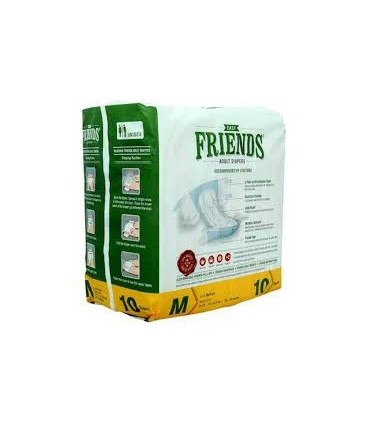 FRIENDS DIAPER MEDIUM SIZE 10 PCS