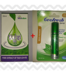 VEDRATAN TULSI SAT+ GROFRESH SPRAY COMBO