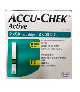 Accucheck active 100 strip