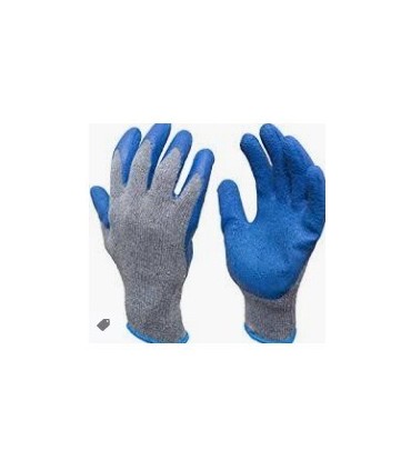 Cotton gloves blue