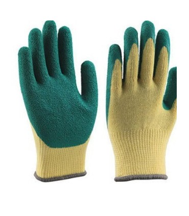 Cotton gloves green