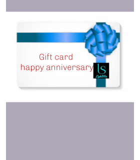 Gift card happy anniversary