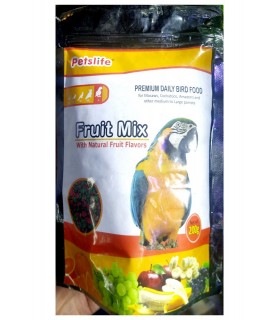 Petslife mix fruit Bird food large