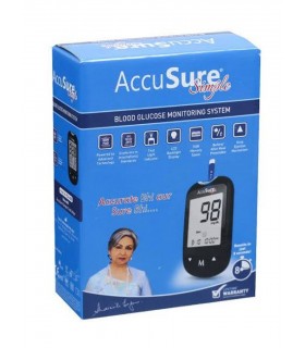 Accusure  blood glucometer machine