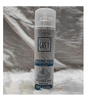 AMERICAN GREY SHAVING FOAM