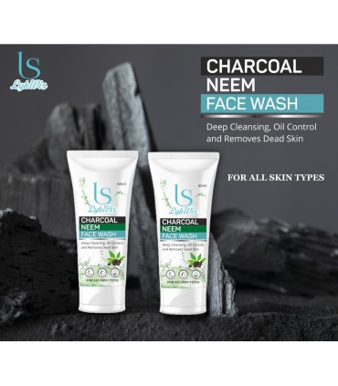 LYKWIS Charcoal Neem Face Wash