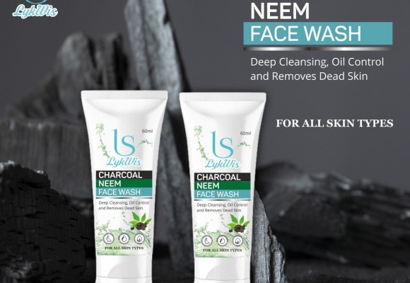 Lykwis Charcoal Neem Face Wash